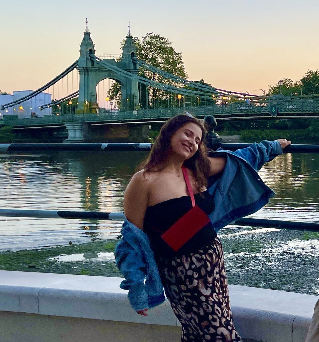 ilaria pellegrini smiling in london
