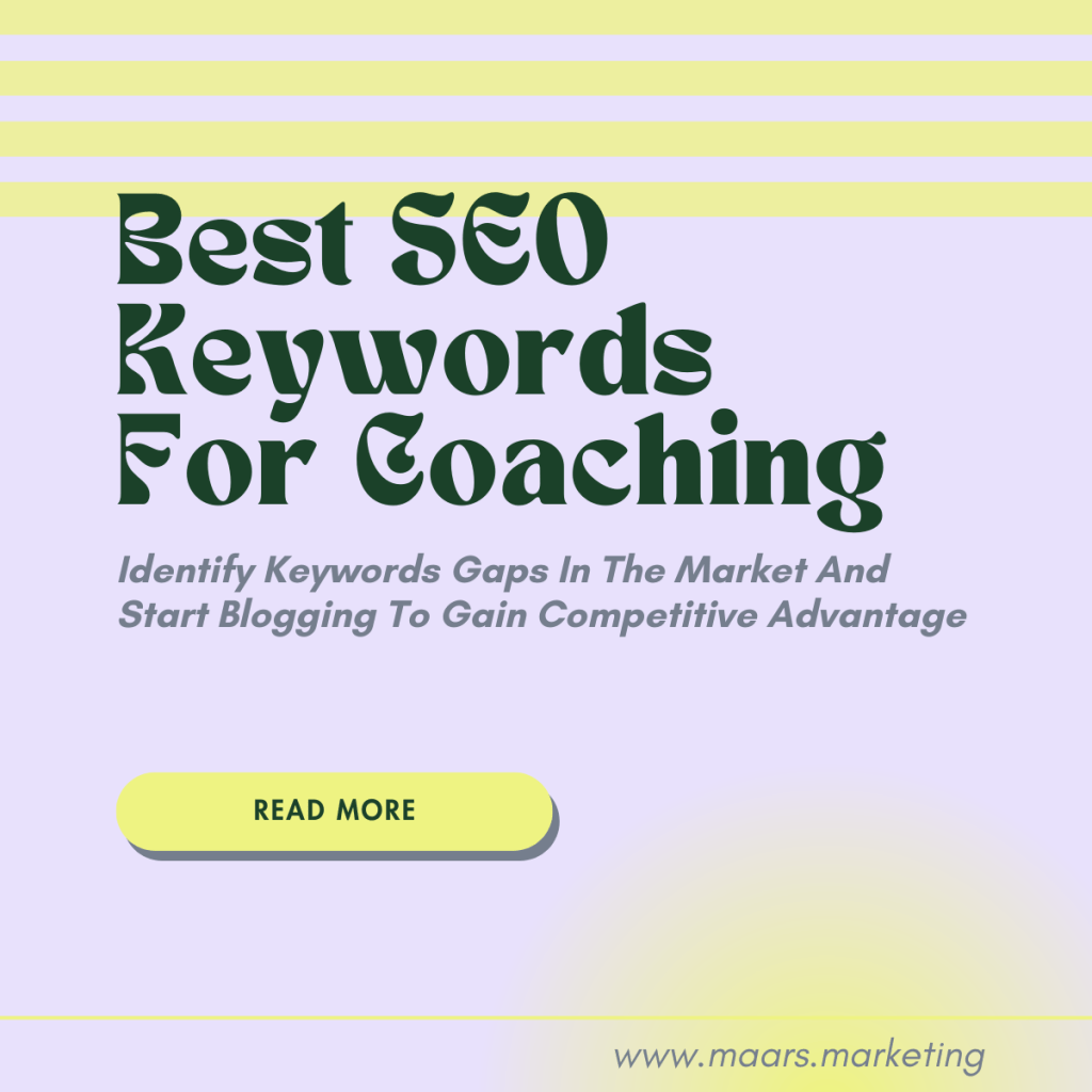 Best SEO Keywords For Coaches (With Examples)